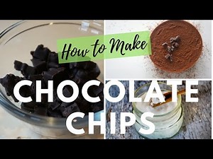 Chocolate Chips from Scratch | No Cocoa Butter | Dairy Free Recipe