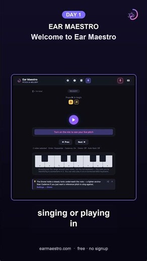 Free Ear Training App With Live Pitch Detection (No Signup)