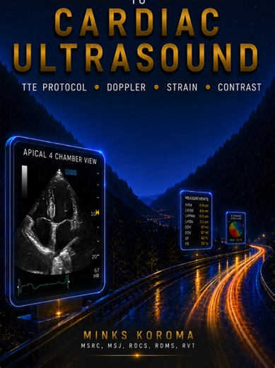 The echocardiography guide I wish I had as a student. 🫀📘 The Roadmap to Cardiac Ultrasound Coming Soon. 📺 YouTube: The Echo Classroom #echocardiography #sonography #ultrasoundstudent #echotech
