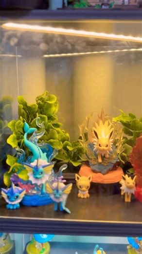 EEVEE evolutions Figure collection #pokemon #eevee #pokemonfigures
