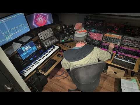 behringer techno with syncussion sy1, edge x2 ,rd8,rd6