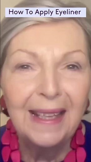 How To Apply Eyeliner - Makeup For Older Women