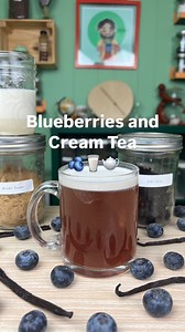 This Vanilla Blueberry Cream Tea was like a slice of blueberry pie in a glass 🫐🥧😋 especially with the brown sugar! Comment your tea suggestions under my Tiktok for a chance to see it made 🙌🏽#tea #theteaguy #tearecipes #tealovers #teablends #falltea #blueberriesandcreamtea #tearecommendations #reels | Mintybongwater