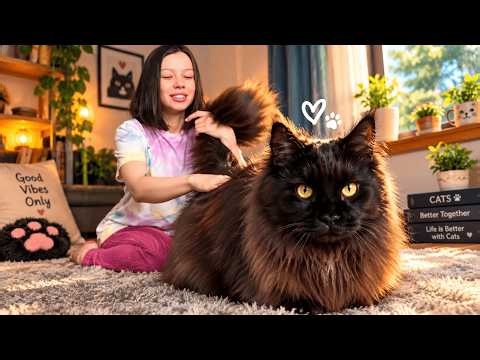 Meet the Giant Maine Coon Who Became More Than Just a Pet 🐾❤️