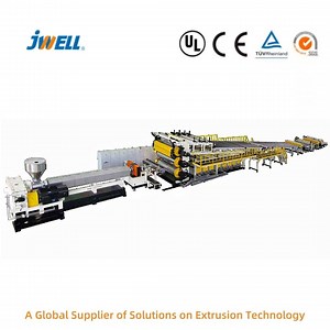 [Hot Item] Jwell PE Thick Plate Extrusion Production Line PP/PE/ABS/PVC Thick Plate/Sheet/Board Extrusion Plastic Extrusion Production Line