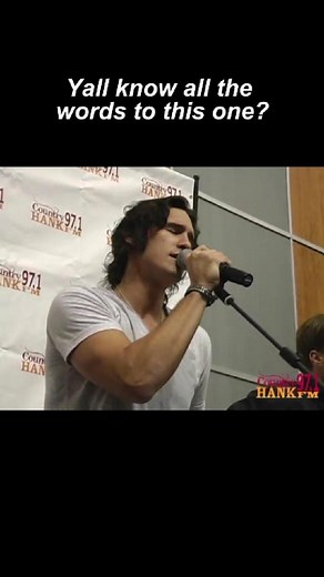 Y’all know all the words to this one? Throwback to singing Gimme That Girl live at 97.1 HANK FM, and the crowd didn’t miss a beat 🎶🔥 Nothing better than hearing y’all sing it back!!! | Joe Nichols