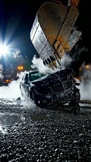 Massive Excavator CRUSHES Car in Seconds! 💥 Extreme Demolition