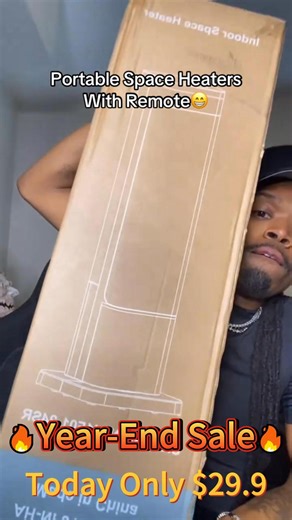  Cold room? Not anymore!  Meet the 23" Space Heater for Indoor Use...