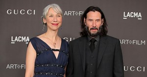 Keanu Reeves Kisses Girlfriend Alexandra Grant on 'Matrix 4' Set