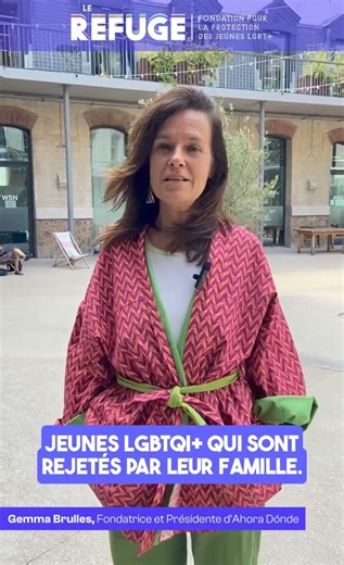 🌍 Découvrez les histoires inspirantes des représentant·es de refuges LGBT à l'international, similaires à la Fondation Le Refuge en France. 🌈 Aujourd'hui, nous vous présentons Gemma, fondatrice et présidente de l'association espagnole 🇪🇸 AHORA DÓNDE - Le Refuge et participante à la Queer Shelters Initiative, organisée par Le Refuge en juin. Elle partage avec nous l’émouvante histoire de la création de son association : "J'ai créé Ahora Dónde pour mon fils Marc, qui est homosexuel et habite e