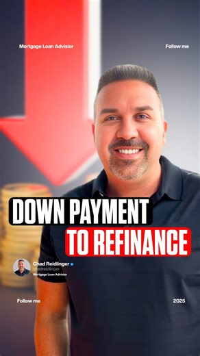 Thinking about refinancing, but unsure if you need a down payment? Here’s the truth: No, you don’t need a down payment to refinance your home equity is your down payment. But that doesn’t mean it’s totally free. Most refinances come with closing costs (usually 2–6% of your loan amount). You can: ✅ Pay them upfront ✅ Roll them into the loan (no cash out of pocket, but more interest over time) ✅ Or go “no closing cost” — in exchange for a higher rate So how do you know if refinancing actually make