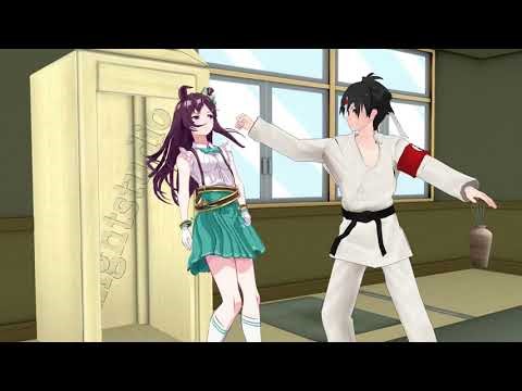 she likes guys that can fight back (MMD Mixed Fight)