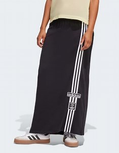 adidas Originals Adibreak maxi skirt in black | ASOS