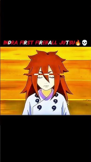Indra First Fireball Jutsu 😤🔥 | Legendary Uchiha Moment