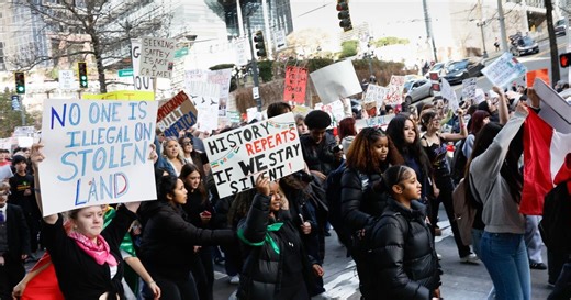 During anti-ICE walkouts, WA students face confrontations