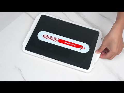 SPARIN W01 Installation Guide for Tablets Screen Protector with Auto Alignment Frame