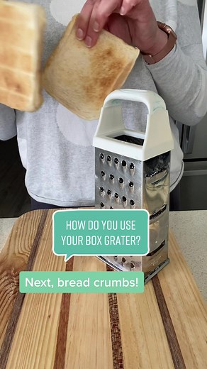 HOW DO YOU USE YOUR BOX GRATER? 4 things i use a box grater for. Let us know if you use your box grater for anything out of the box! (see what i did there?) #kitchenhacks #cookinghacks #kitchengadgets #mumlife #cooking