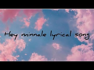 hey minnale lyrical song | amaran movie song | sai pallavi|
