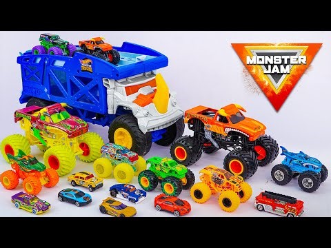 121 Minutes Monster Jam Toys Collection Unboxing - Satisfying Unboxing (ASMR)