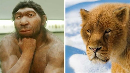 Fierce fighters: Human ancestor Neanderthals hunted cave lions, says study