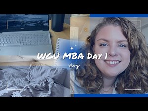 A Very Real Day 1 Vlog | WGU MBA | Completing 2 Classes in Under 12 hours