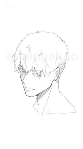 Manga Tuto on Instagram: "How I draw a 3/4 head #art #drawing #illustration #anatomy #drawing #artwork #shorts #sketch #tutorial #manga #sketch #anatomy #clipstudiopaint #procreate"