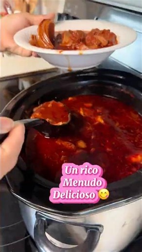 En olla lenta preparamos un delicioso menudo😋#food #cookingeasy #dinner #menudo #mexicanfood