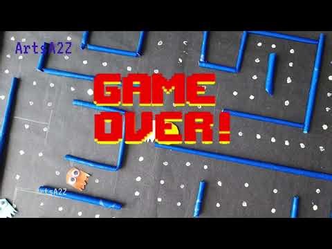 Mind-Blowing DIY Magnetic Pac-Man! How to Make a Cardboard Arcade Game | ArtsA2Z