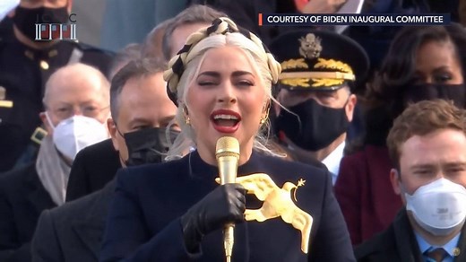 807K views · 7.6K reactions | Lady Gaga sings the American National Anthem at the Inauguration of Joe Biden as US President. #InaugurationDay Follow Rappler's coverage: rplr.co/bidenharris | Rappler | Facebook