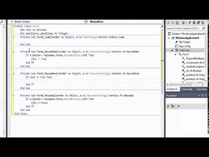 [VB.NET] Move Borderless Form Tutorial