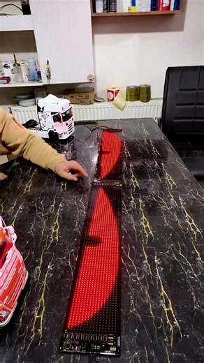 LED MATRIX PANEL #automobile #thetransitprodigy #ledlights #fh5 #flexibleled #trucker #led #trucking