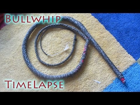 Making a 6ft Paracord Bullwhip (TimeLapse)