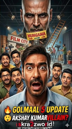 Golmaal 5 SHOOTING START 😱 Akshay Kumar Villain Look LEAK #shorts #golmaal #viral