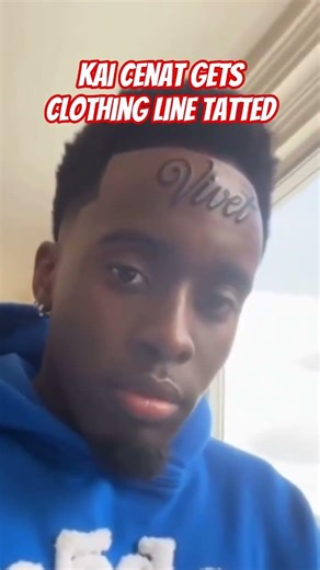 Kai Cenat gets clothing line tatted #live #iquit