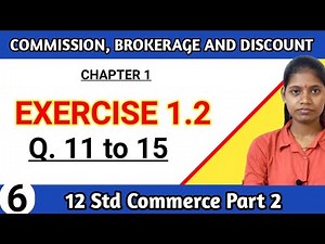 exercise 1.2 class 12 maths solutions part 2 commerce maharashtra board Question no 11 to 15