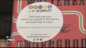 Book share on the subway