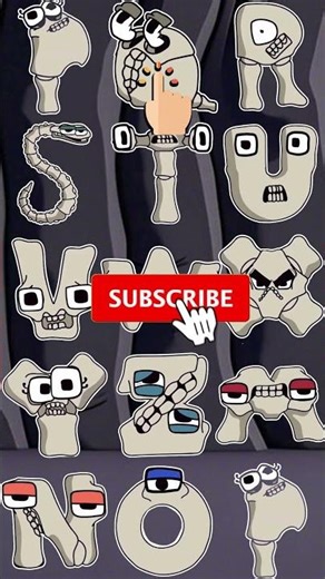 Alphabet Lore but Skeletons Rise 🦴