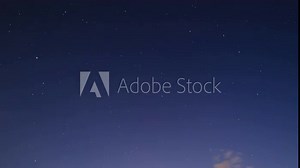 Timelapse of millions of stars passing by after dark