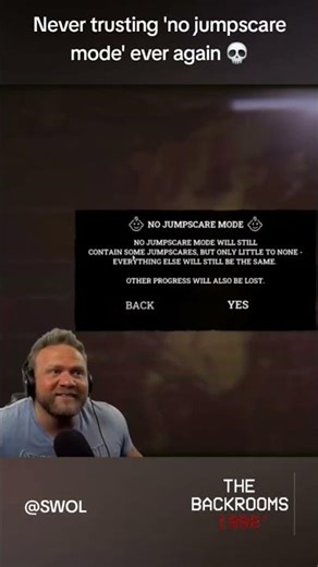 Never trusting 'no jumpscare mode' ever again I bet.. I am breaking trusts 💀 #short #shortsfeed