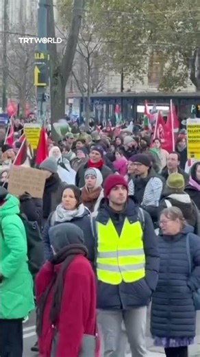 Thousands rally in Europe on International Day of Solidarity with Palestinians