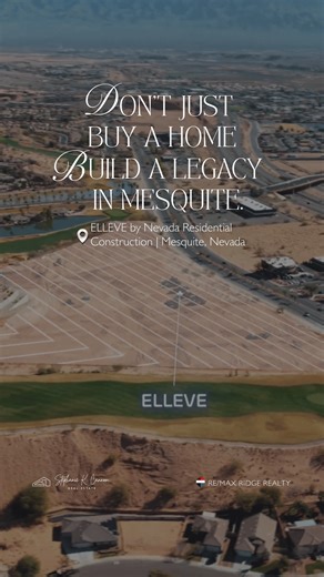 ELLEVE | Mesquite, Nevada Introducing Mesquite’s newest luxury custom home community, located north of I-15 between Falcon Ridge Golf Course and Oasis Golf Club. Developed by Nevada Residential Construction, ELLEVE offers rare ½-acre to 1-acre custom homesites with panoramic desert and valley views. Explore what makes this enclave different: ✅ Intentional lot orientation for sunrise or sunset views ✅ Expansive homesites designed for privacy ✅ True custom architecture, not production builds ✅ Spa