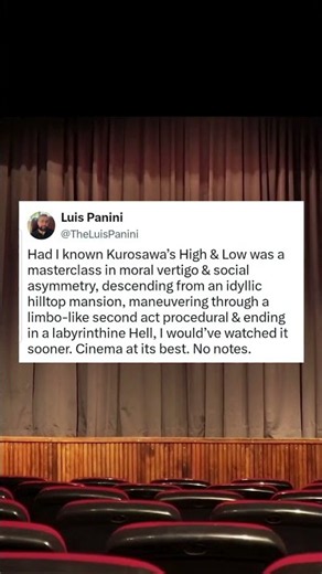 Akira Kurosawa's High and Low (1963) #filmtwitter