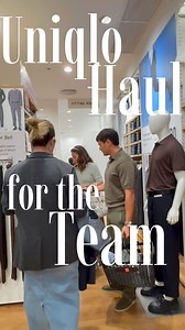 69K views · 766 reactions | Uniqlo haul with Mom. Got some comfy, functional, and elegant work fits for the team! | Matteo Guidicelli | Facebook