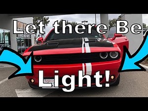 2015+ Challenger Fog Light Install! ( In-Depth)