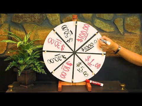 Building a Prize Wheel with Dry Erase Board