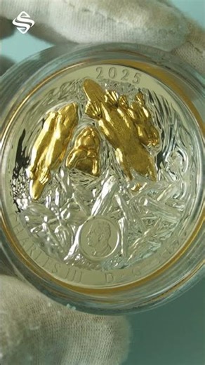 Royal Canadian Mint - The Beaver 100.74 Grams Silver Coin #shorts