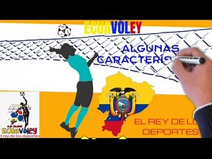 Conoce las principales características del ecuavóley en tres minutos, mediante dibujos.