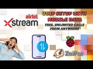 Airtel Xstream Zoiper Setup with Mobile Data ft. Unlimited Free Calls from Anywhere