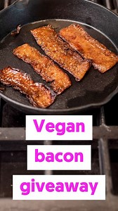 1.2K views · 91 reactions | VEGAN BACON GIVEAWAY! 肋 This is no...