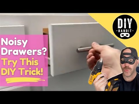 ️🔥 How to Fix Noisy & Cheap Sounding Bathroom/Kitchen Drawers➔ Quick & Easy DIY Trick - (Save $$$)